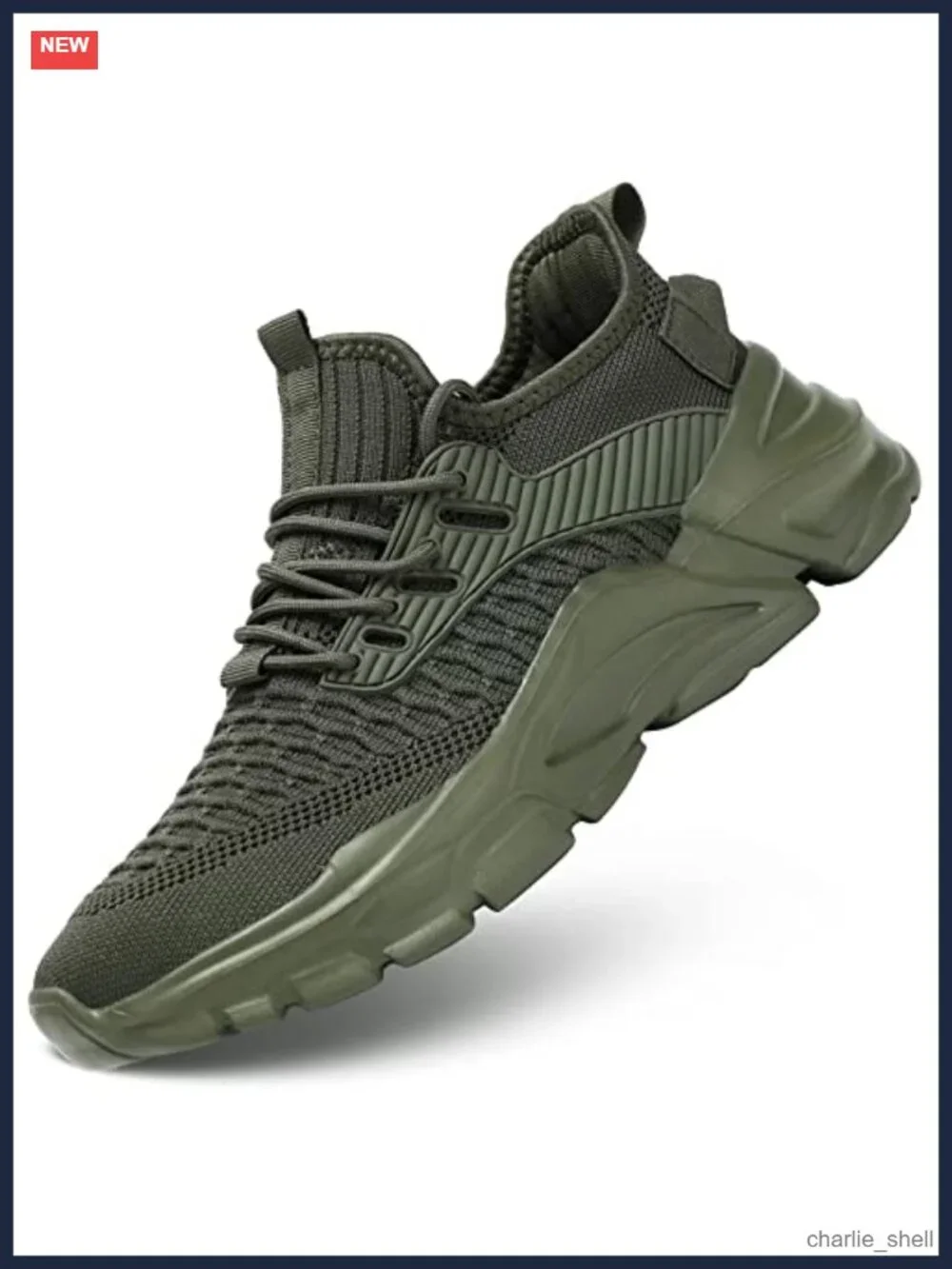 Men's Athletic Running Shoes Non Slip Breathable Lightweight Sneakers